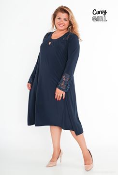 Immagine di PLUS SIZE LACE DRESS WITH FOLD